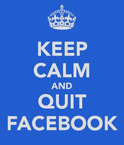 quit facebook