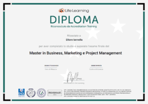 Ettore Iannella: Master in Business, Marketing e Project Management